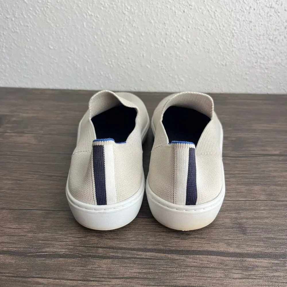 Rothy's The Original Slip On Sneaker Tan Sand‎ Knit Shoes Womens Size 10